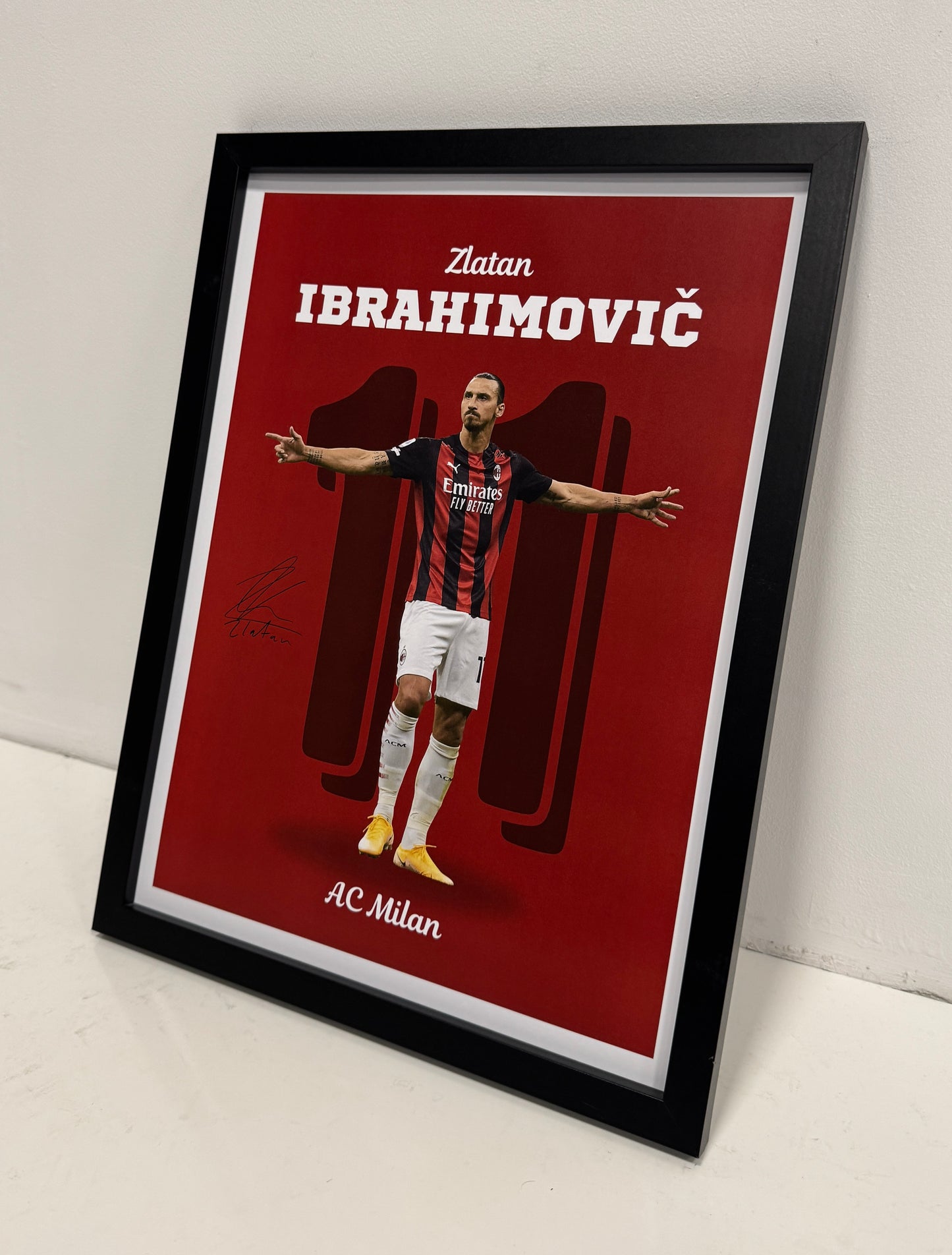 Zlatan Ibrahimovic - Milan poster
