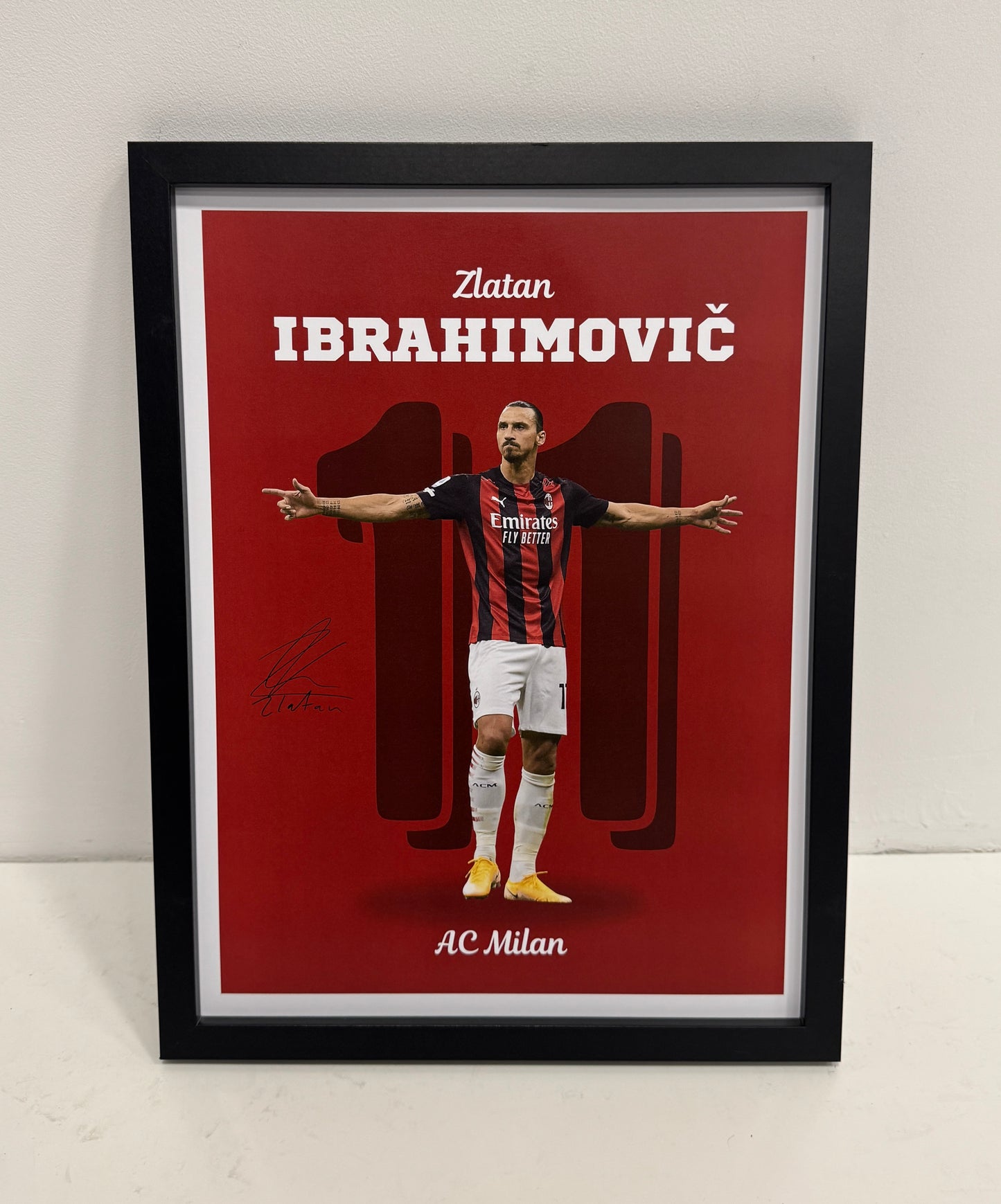Zlatan Ibrahimovic - Milan poster