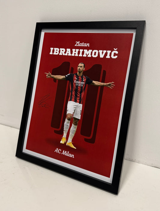 Zlatan Ibrahimovic - Milan poster