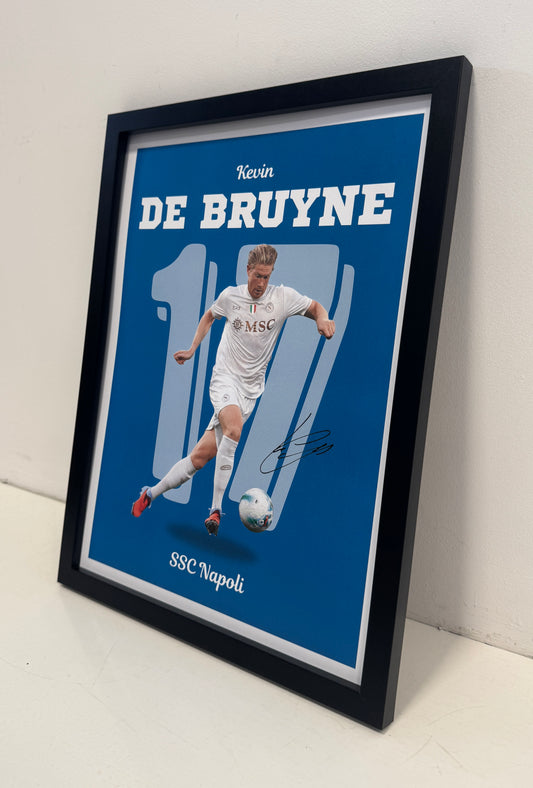 De Bruyne - Napoli poster