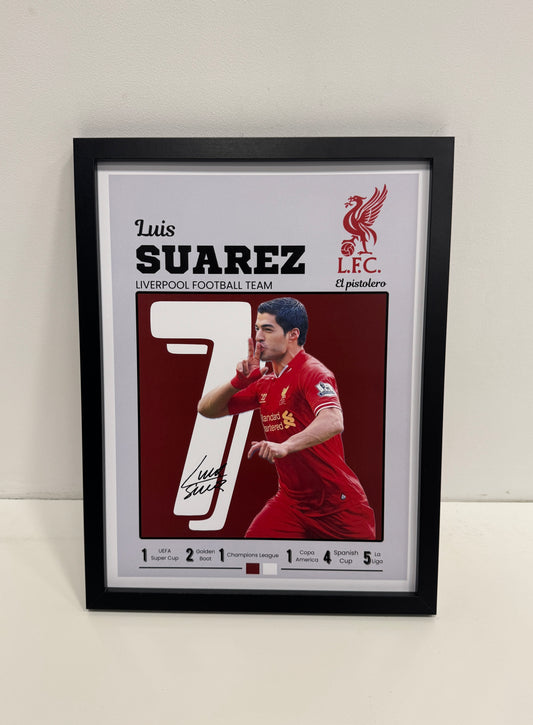 Luis Suarez Liverpool poster