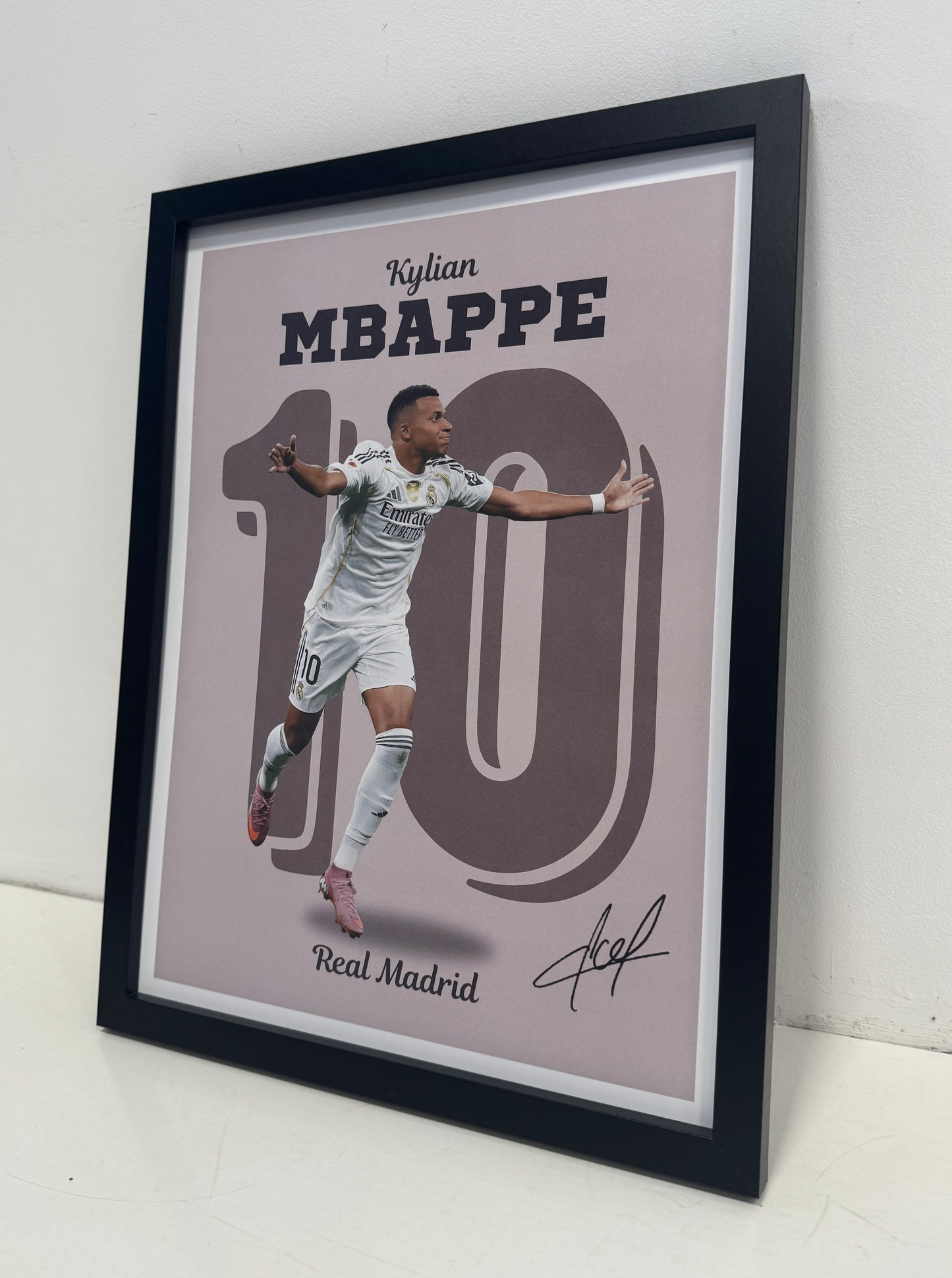 Kylian Mbappe - number 10 poster