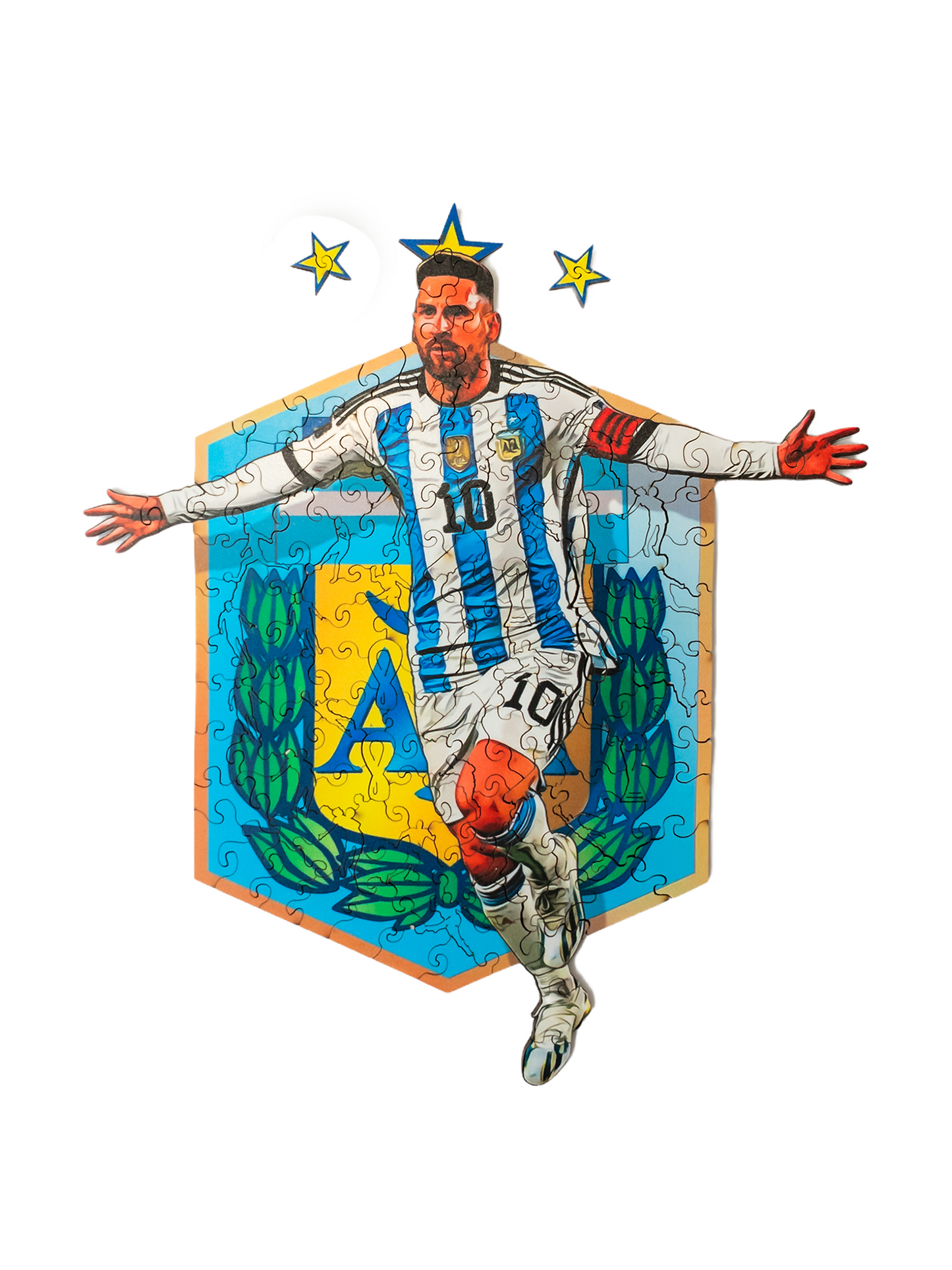 Дървен пъзел на Лионел Меси/Lionel Messi