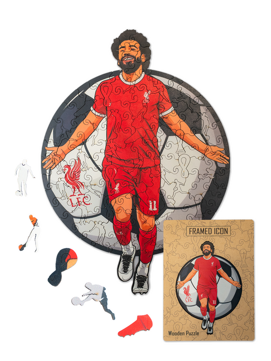 Дървен пъзел на Мохамед Салах/Mohamed Salah