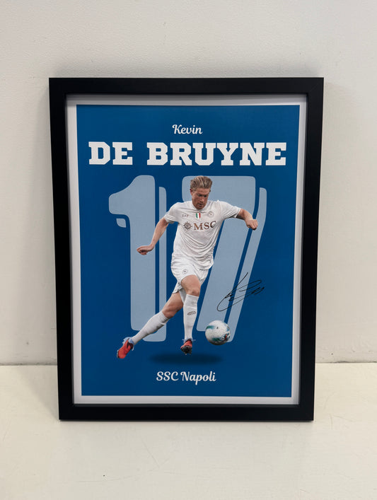 De Bruyne - Napoli poster