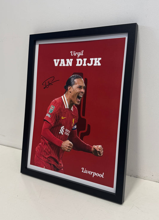 Virgil Van Dijk poster
