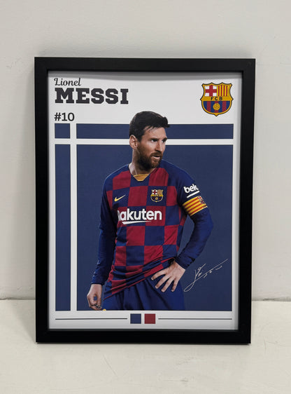 Lionel Messi Barcelona poster