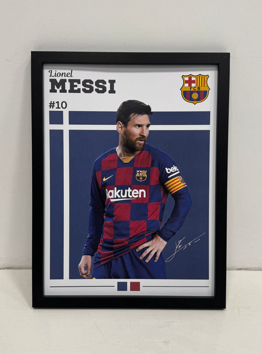 Lionel Messi Barcelona poster