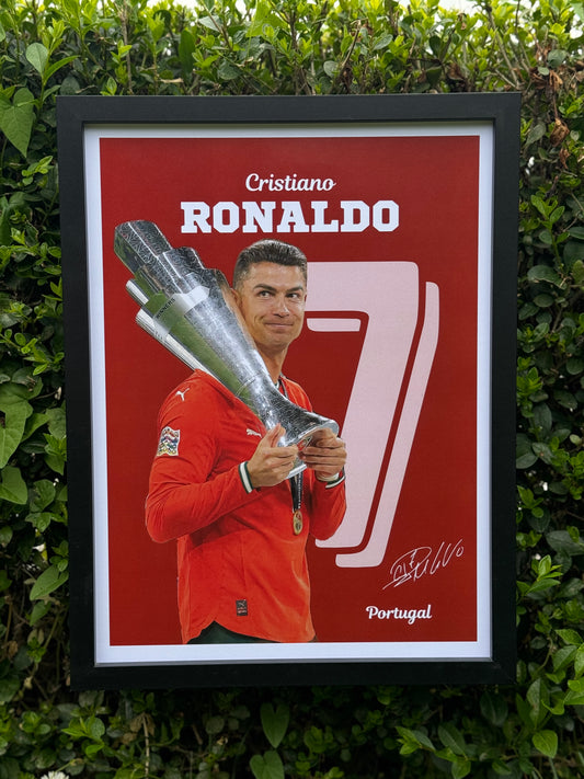 Cristiano Ronaldo cup poster