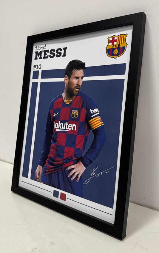 Lionel Messi Barcelona poster