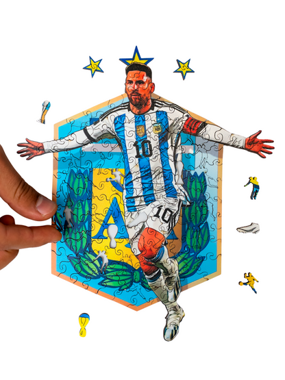 Дървен пъзел на Лионел Меси/Lionel Messi