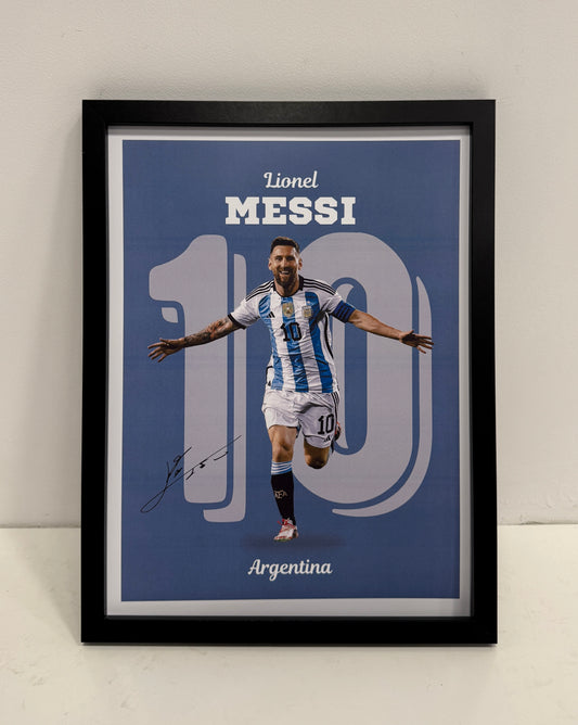Lionel Messi - Argentina II poster