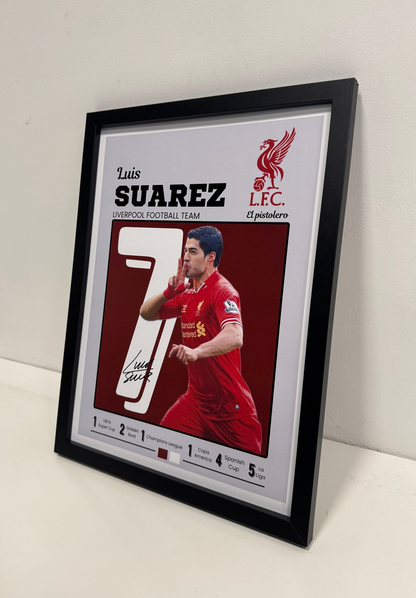 Luis Suarez Liverpool poster