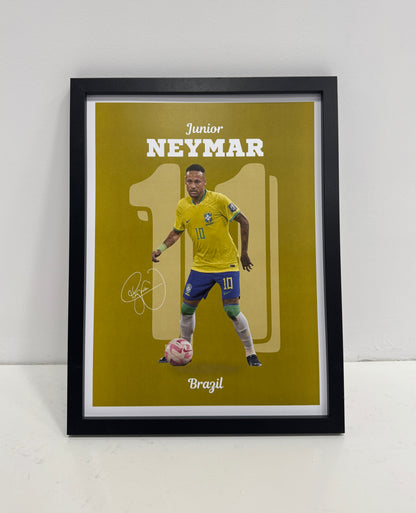 Neymar - Brazil poster