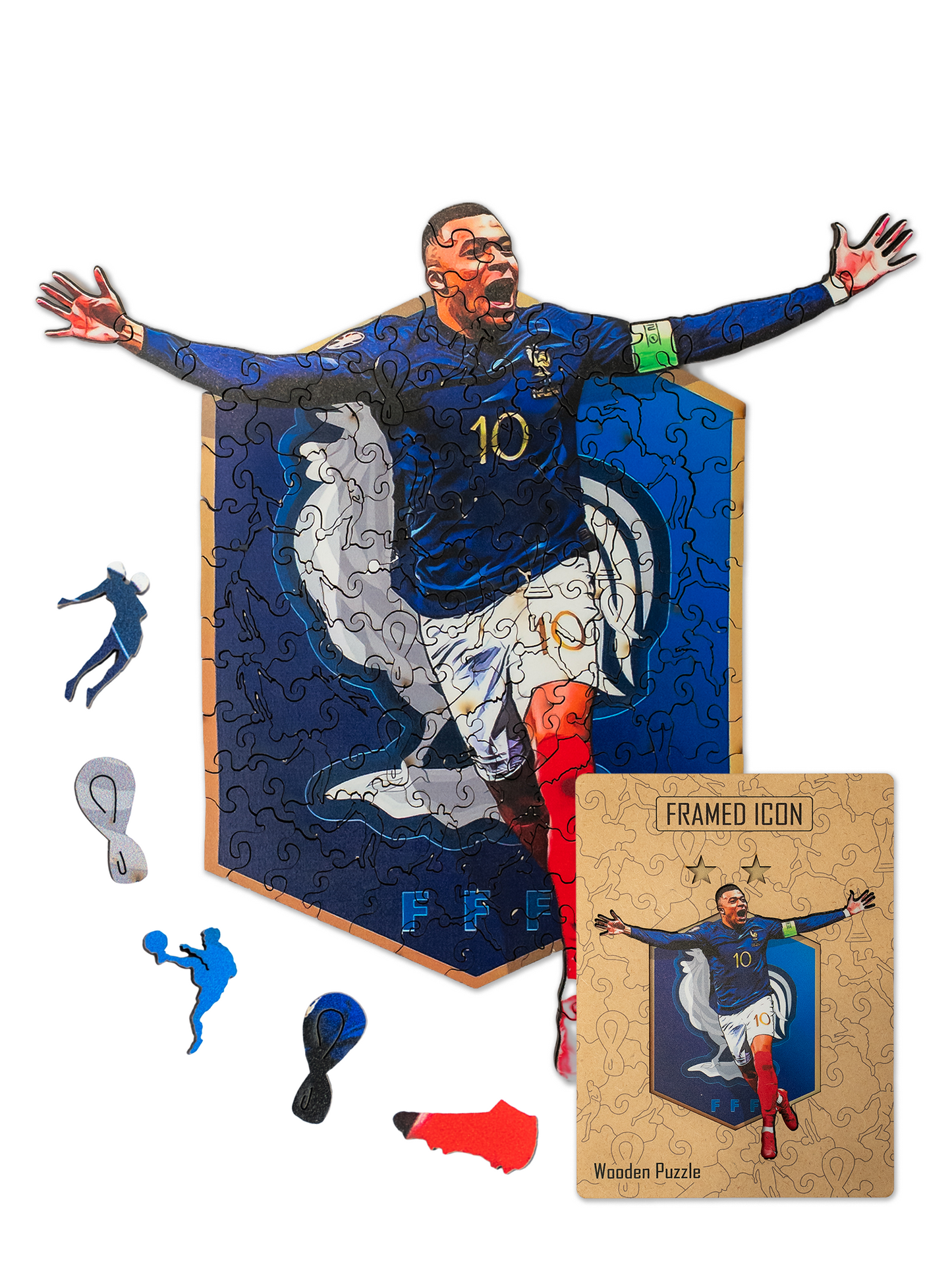 Дървен пъзел на Килиан Мбапе/Kylian Mbappe