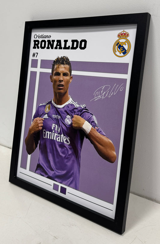 Cristiano Ronaldo Real Madrid poster