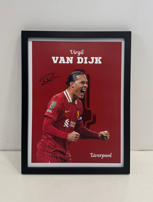 Virgil Van Dijk poster