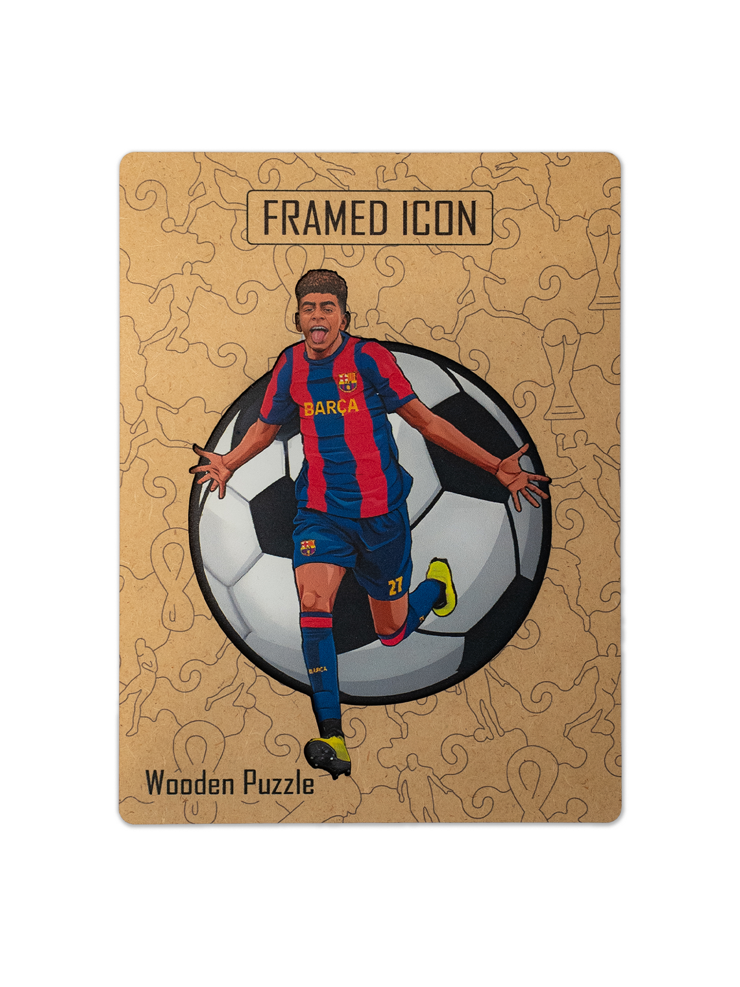 Дървен пъзел на Ламин Ямал/Lamine Yamal