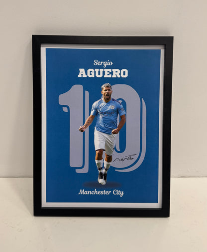 Sergio Aguero poster