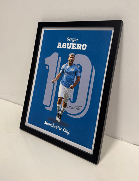 Sergio Aguero poster