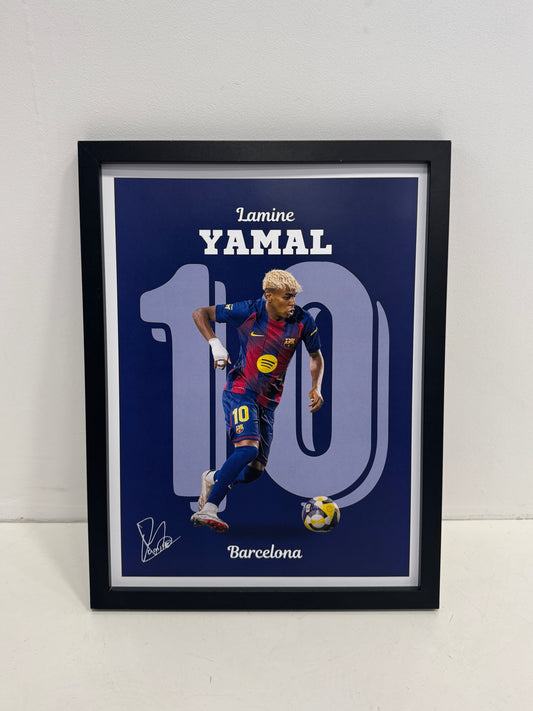 Lamine Yamal number 10 poster