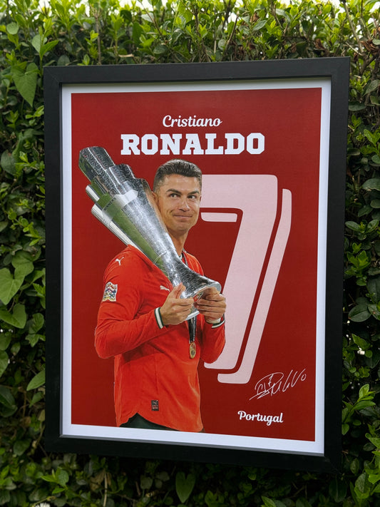 Cristiano Ronaldo cup poster