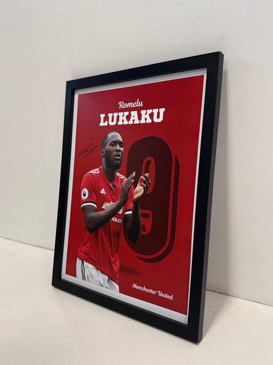 Rumelu Lukaku Manchester United poster