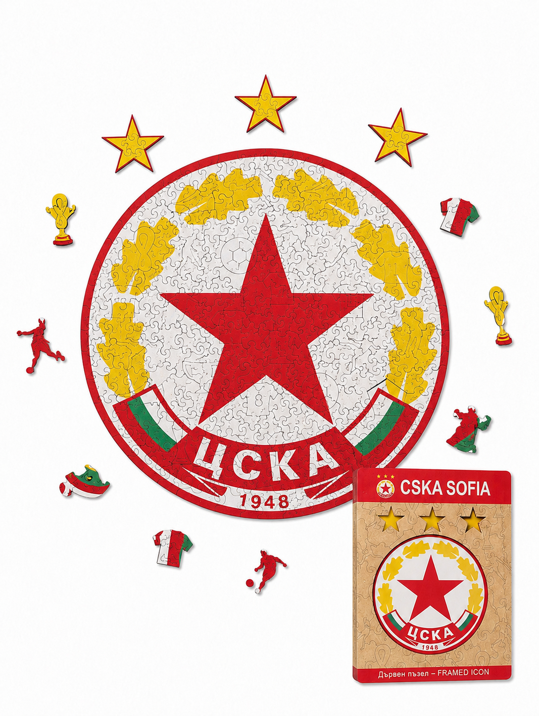 Дървен пъзел на ЦСКА/CSKA