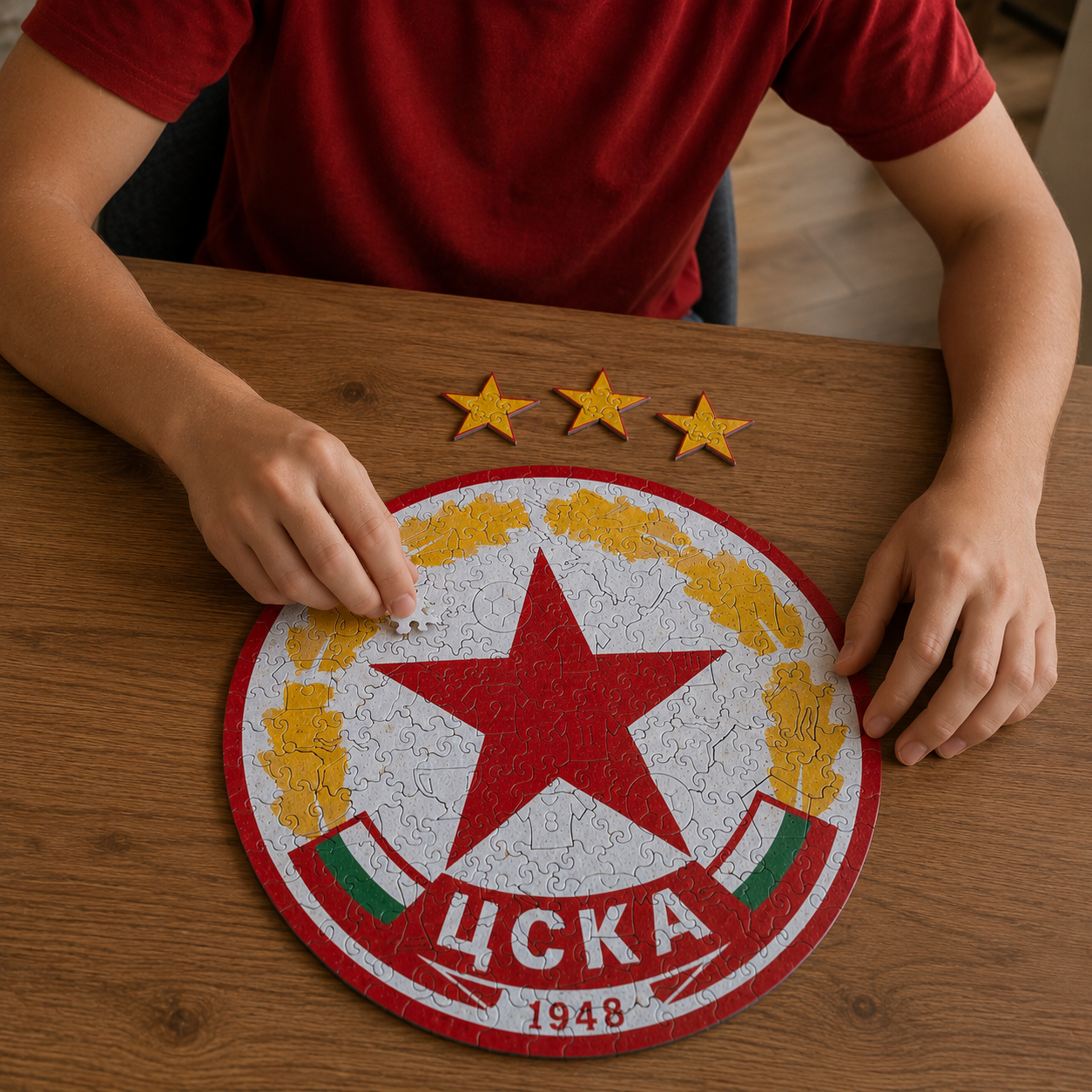 Дървен пъзел на ЦСКА/CSKA