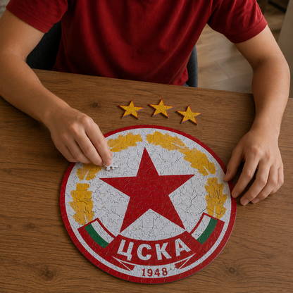 Дървен пъзел на ЦСКА/CSKA