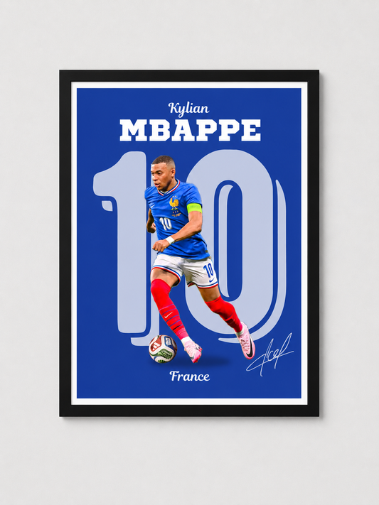 Kylian Mbappe - France poster