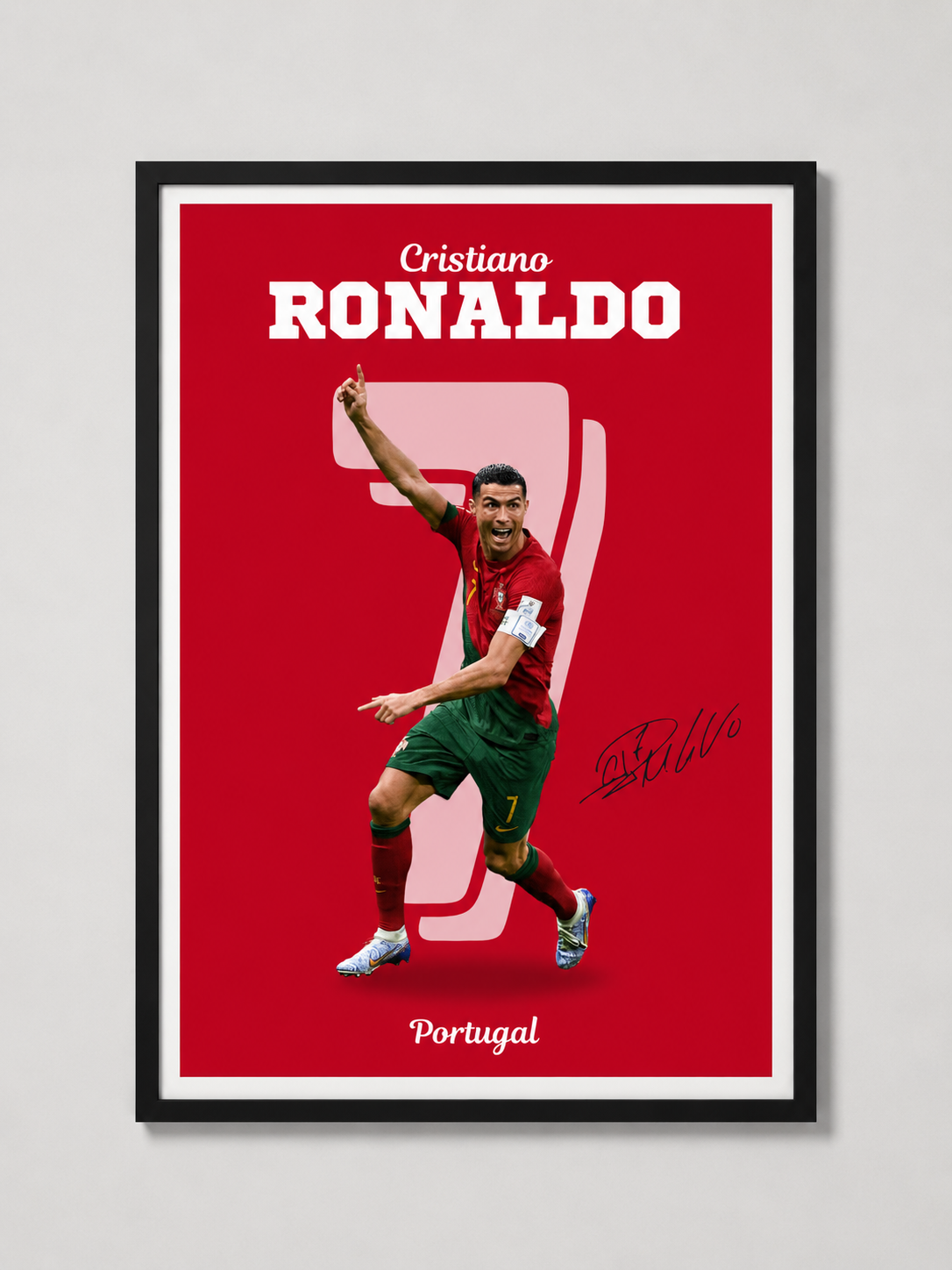 Cristiano Ronaldo - Portugal постер