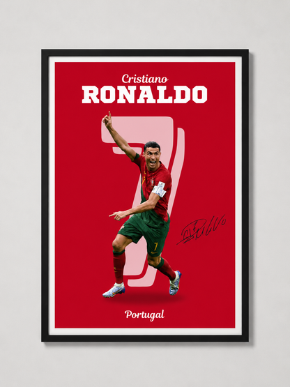 Cristiano Ronaldo - Portugal постер