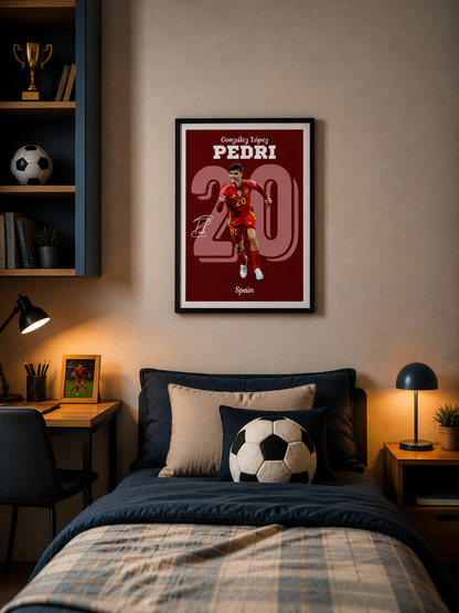 Pedri - Spain постер