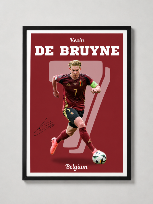 Kevin De Bruyne - Belgium постер