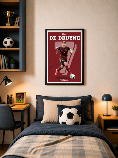 Kevin De Bruyne - Belgium постер