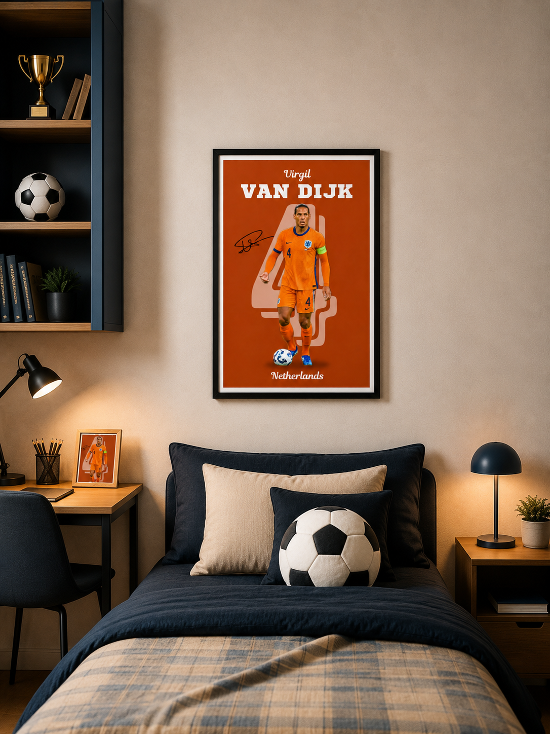 Virgil van Dijk - Netherlands постер