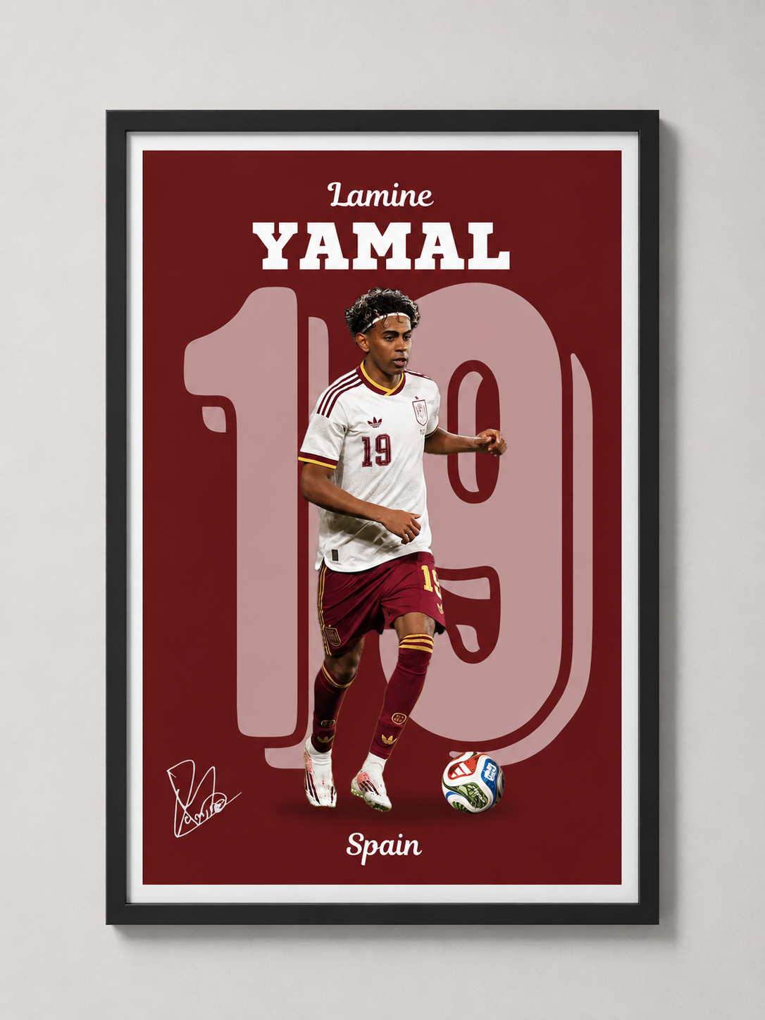 Lamine Yamal - Spain постер