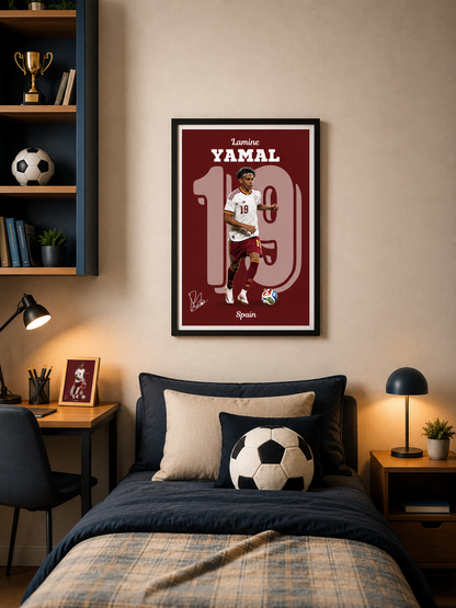 Lamine Yamal - Spain постер