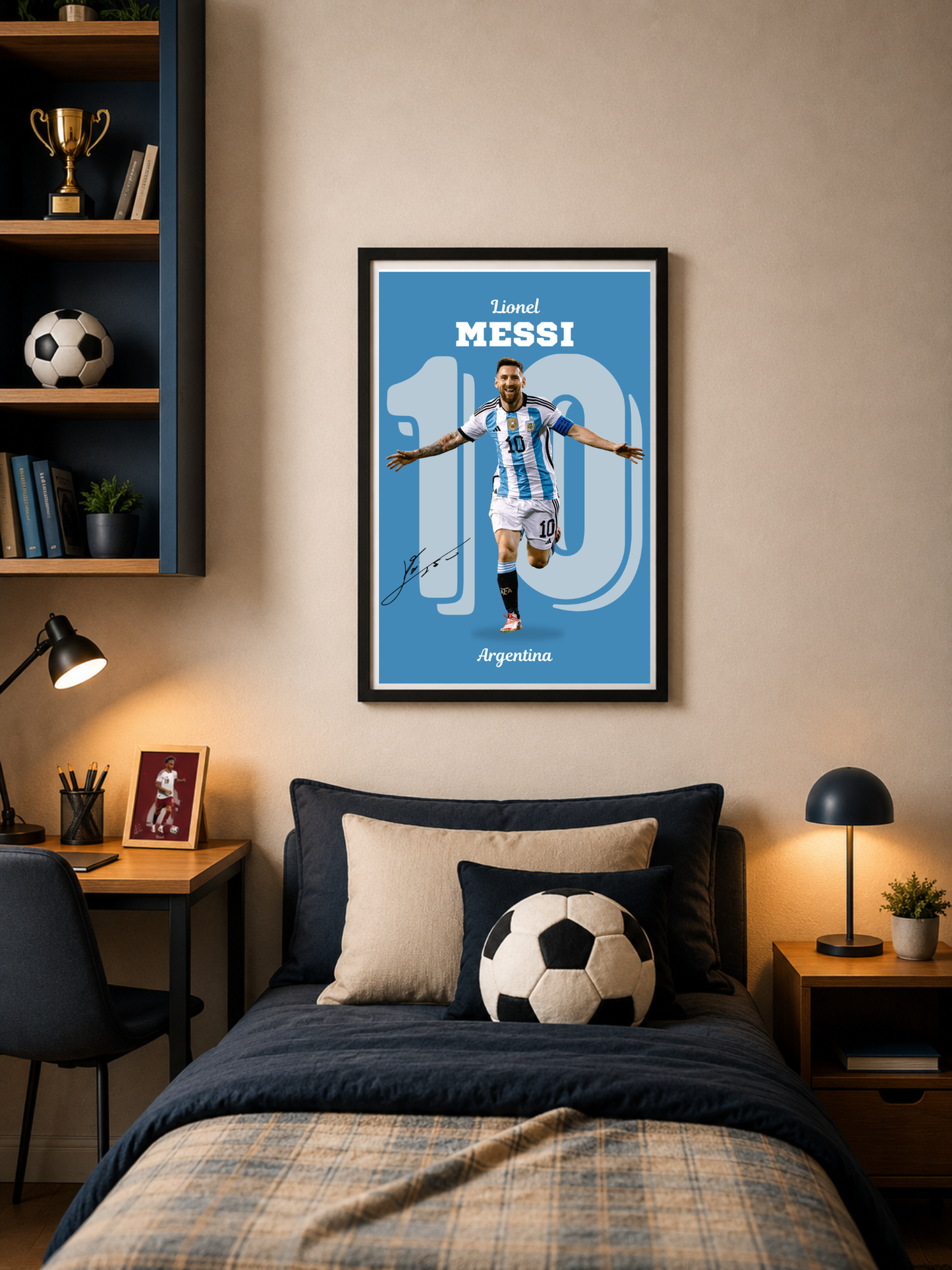 Lionel Messi - Argentina постер