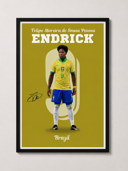 Endrick/Ендрик - Бразилия постер